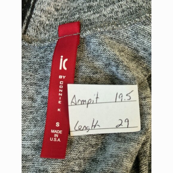 IC by Connie K Women’s Small Sweater Abstract Brushstroke Bell Sleeve Artsy Fall - Picture 2 of 12